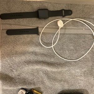 Apple Watch series 3 with charger and additional wrist band. Basically brand new